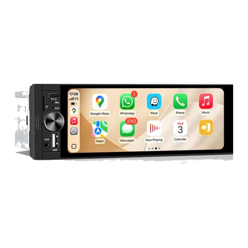 Autoradio 1 DIN CarPlay sans fil et Android Auto - vue 3