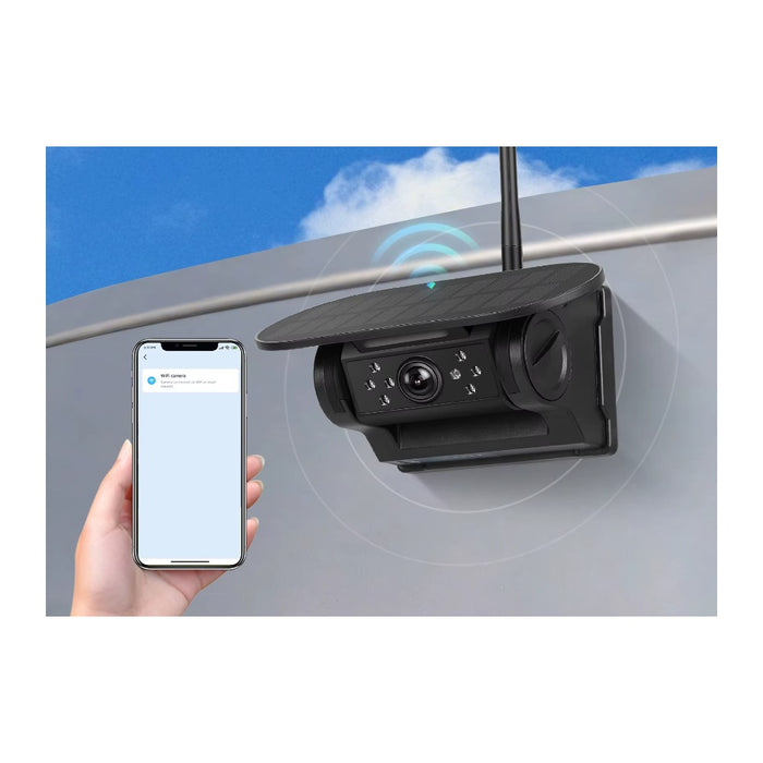 Caméra de recul sans fil solaire magnétique WiFi - vue 4