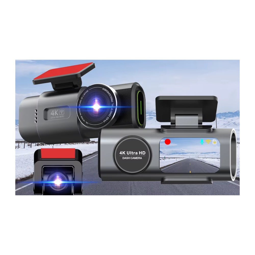 Dashcam 4K WiFi GPS avec vision nocturne - vue 2