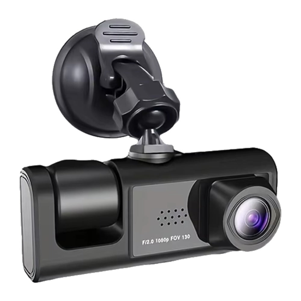 Dashcam double caméra avant et habitacle avec vision nocturne infrarouge - vue 1