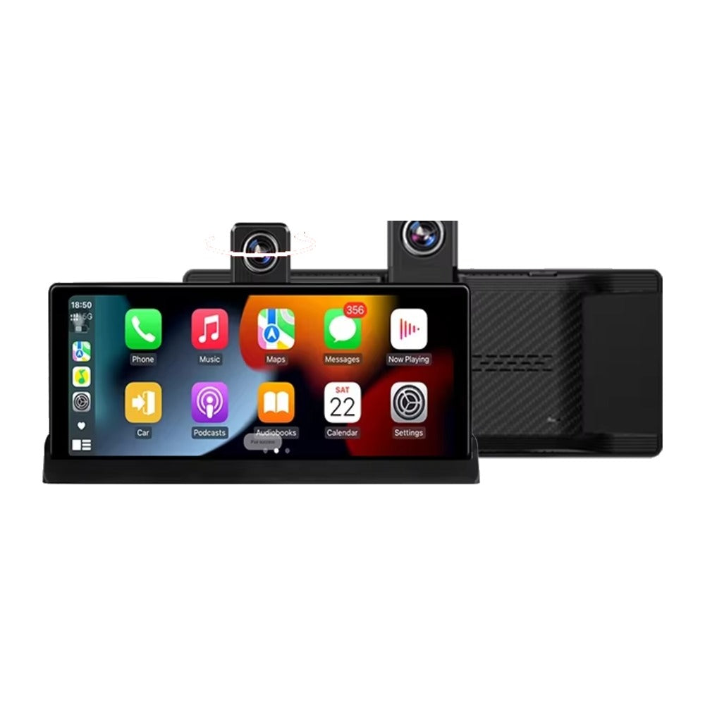 Dashcam rétroviseur 10,26 pouces 4K CarPlay sans fil - vue 1