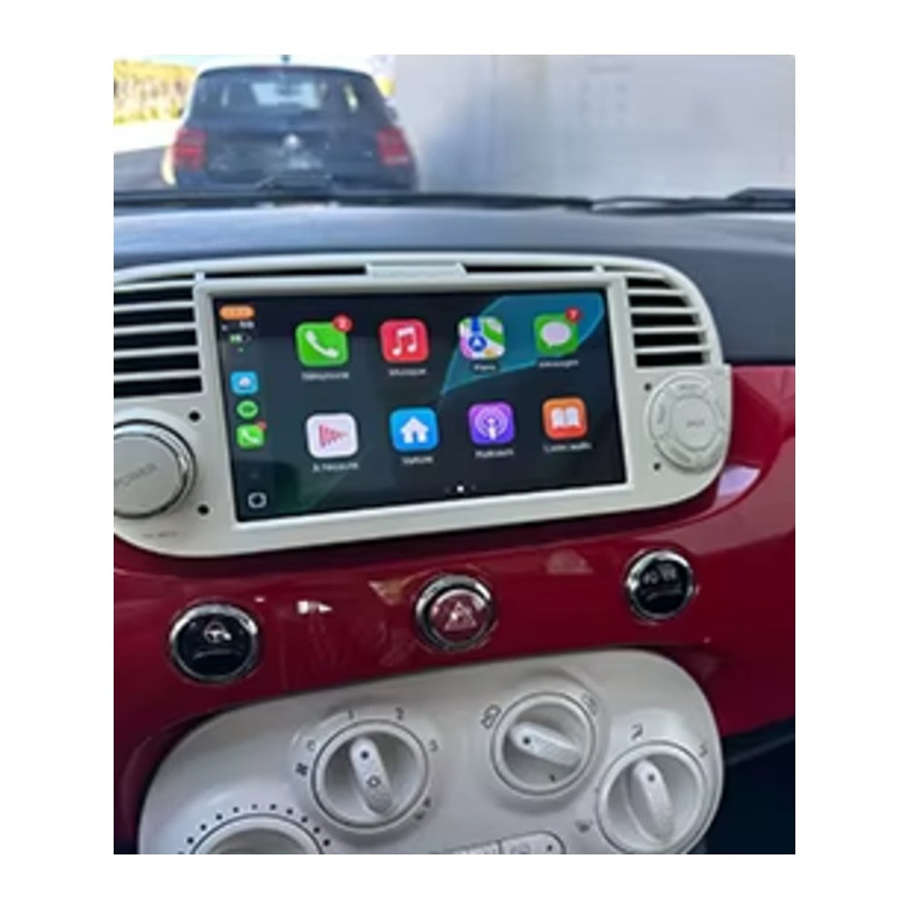 Autoradio CarPlay sans fil Fiat 500 et 500C 2007-2015 - vue 3