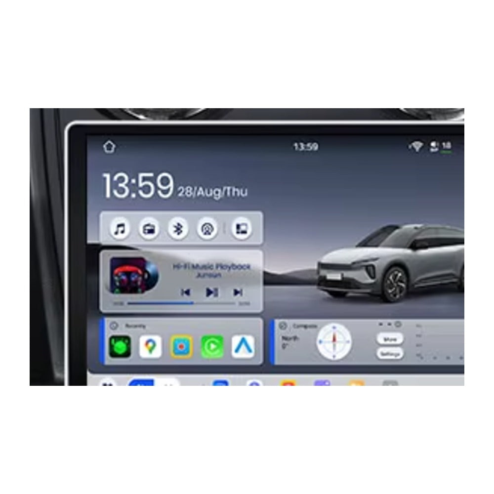 Autoradio CarPlay sans fil Dacia Sandero 2 et Logan 2 2012-2019 - vue 3